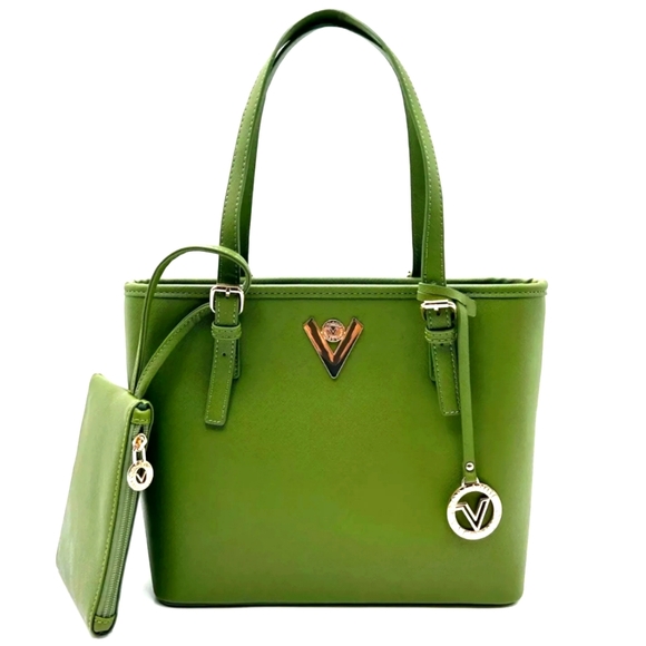 Valentino Orlandi Handbags - Valentino Orlandi Tote Bag With Wallet Forest Green - MSRP $200 NWT